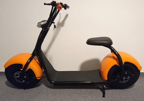 FLASH RIDER elektrická koloběžka Chopper / Harley 1000 W oranžová