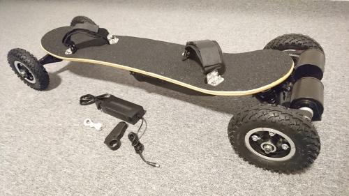 Elektrický longboard FLASH RIDER 1800 W terénní