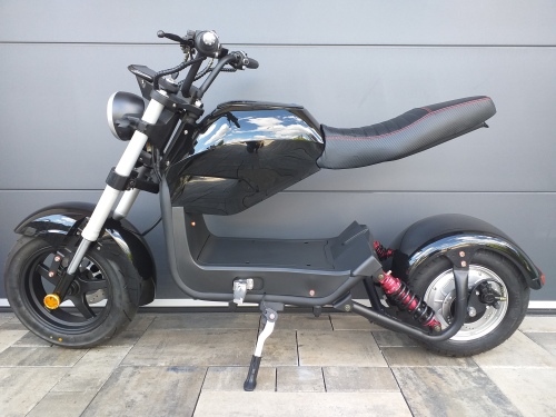 Elektrická koloběžka FLASH RIDER CHOPPER XR 2000 W černá, lithiová baterie 20 Ah