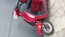 Elektrická tříkolka FLASH RIDER CY10 pro seniory 500 W červená, lithiová baterie 20 Ah