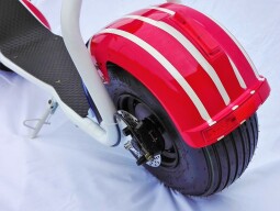 Elektrická koloběžka FLASH RIDER Chopper / Harley 1000 W americká vlajka, lithiová baterie 12 Ah