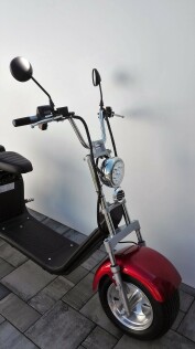 Elektrická koloběžka FLASH RIDER Chopper 2000 W, červená, lithiová baterie 2 × 20 Ah