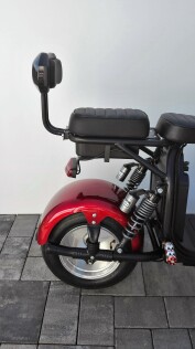 Elektrická koloběžka FLASH RIDER Chopper 2000 W, červená, lithiová baterie 2 × 20 Ah