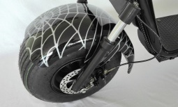 Elektrická koloběžka FLASH RIDER Chopper/Harley 1000 W pavučina, lithiová baterie 20 Ah