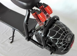 Elektrická koloběžka FLASH RIDER Chopper/Harley 1000 W pavučina, lithiová baterie 20 Ah