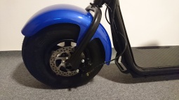 FLASH RIDER elektrická koloběžka Chopper / Harley 1000 W modrá možnost rezervace