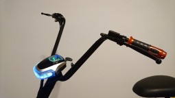 FLASH RIDER elektrická koloběžka Chopper / Harley 1000 W modrá možnost rezervace