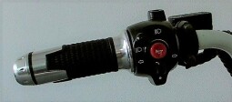 Elektrická koloběžka FLASH RIDER Chopper / Harley červená s předním odpružením 1000 W