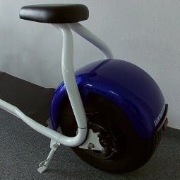 Elektrická koloběžka FLASH RIDER CHOPPER 1000 W modrá, lithiová baterie 12 Ah