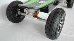 Elektrický longboard FLASH RIDER 1300 W, baterie olověná 14 Ah, LED světla