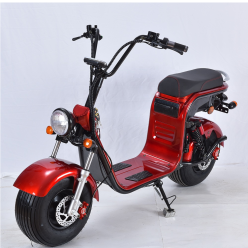 Elektrická koloběžka FLASH RIDER Chopper 2000 W, lithiová baterie 20 Ah, červená