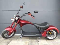 Elektrická koloběžka CHOPPER SUPER motor BOSHEL 2000 W, červená, lithiová baterie 20 Ah