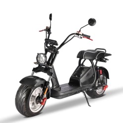 Elektrická koloběžka FLASH RIDER CHOPPER 3000 W černá, lithiová baterie 20 Ah